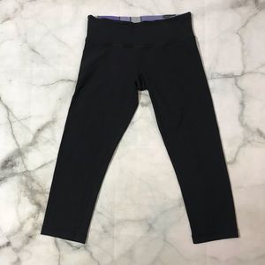 Lululemon Reversible Black Crop Leggings